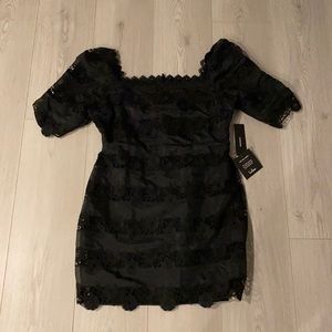 Black cocktail dress